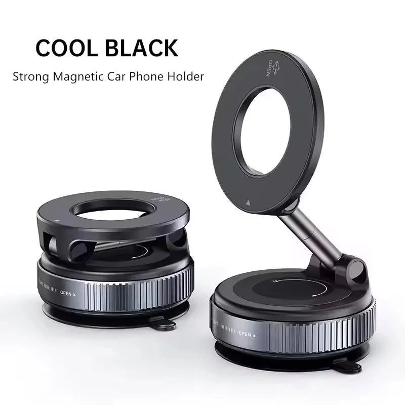 Magnetic Car Phone Holder 360 Degree Rotation Vacuum Adsorption Strong Suction Holder for Mobile PhoneCar Bracket Universal New