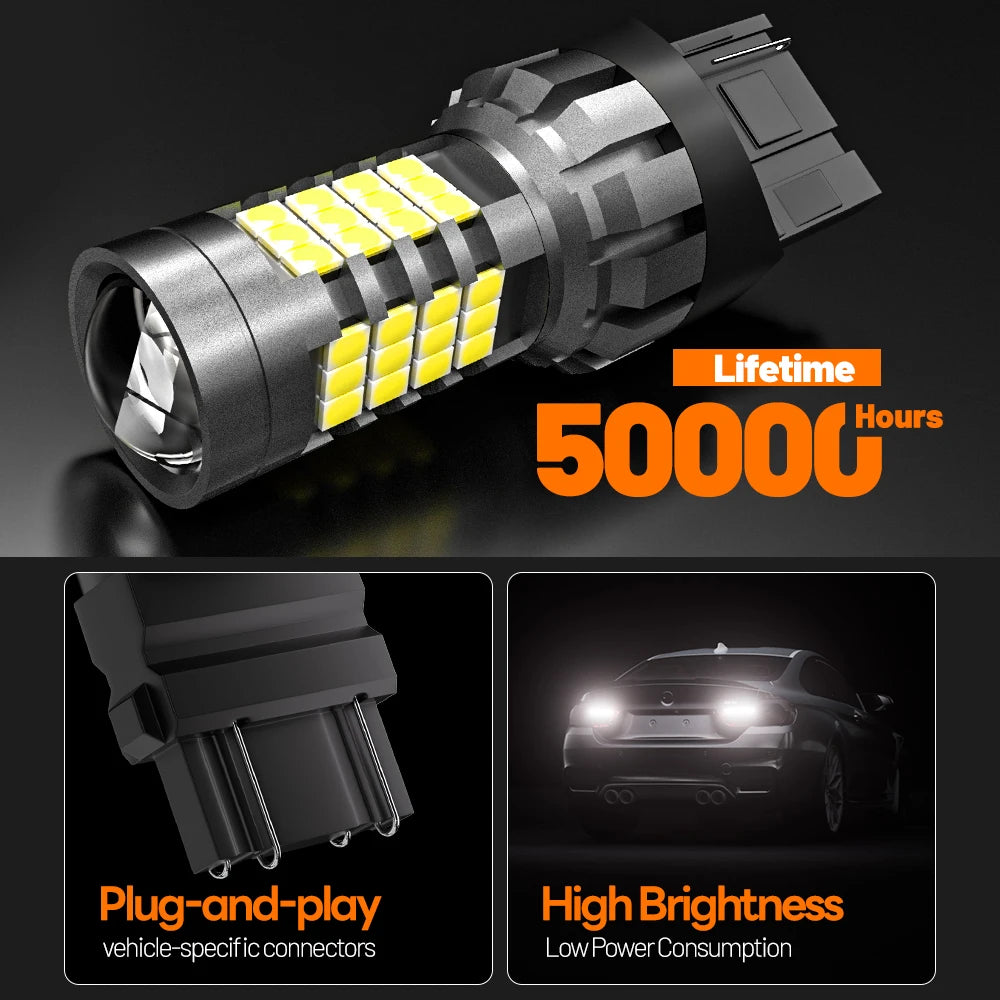 2pcs For Nissan Patrol Y61 Y62 1997-2019 LED Reverse Light Backup Lamp 2011 2012 2014 2015 2016 2017 2018 Canbus Accessories
