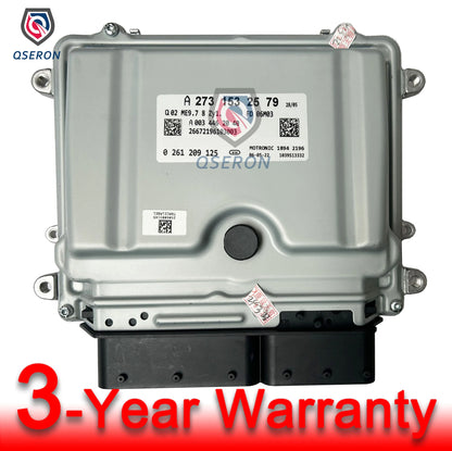 New ECU ECM ME9.7 A2731532579 0261209125 A0034462040 2731532579  Engine Control Unit for Mercedes-Benz 2005-2011 S550 (W221)