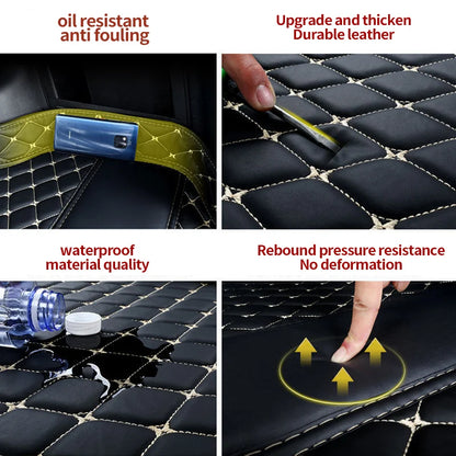Car Boot Liner Cargo Rear Trunk Mats Luggage FLoor Tray Waterproof Carpet for Nissan Patrol Royale Armada nfiniti QX56 2011~2023