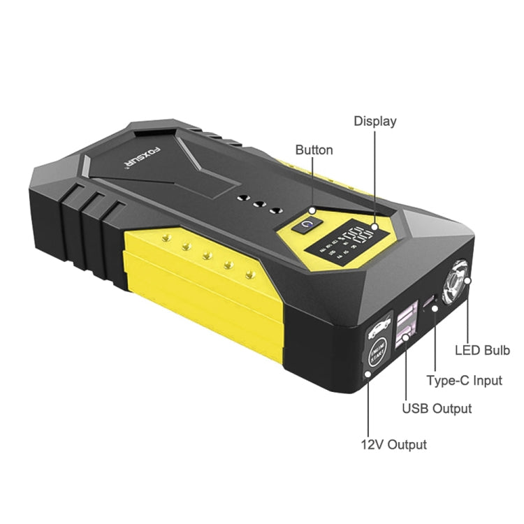 FOXSUR FJS-600 Car Multifunctional Emergency Start Power Supply, FJS-600
