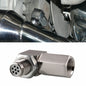 90 Degree Car Oxygen Sensor Spacer Engine Light CEL Check Bung Mini Catalytic Converter M18 x 1.5, 90 Degree