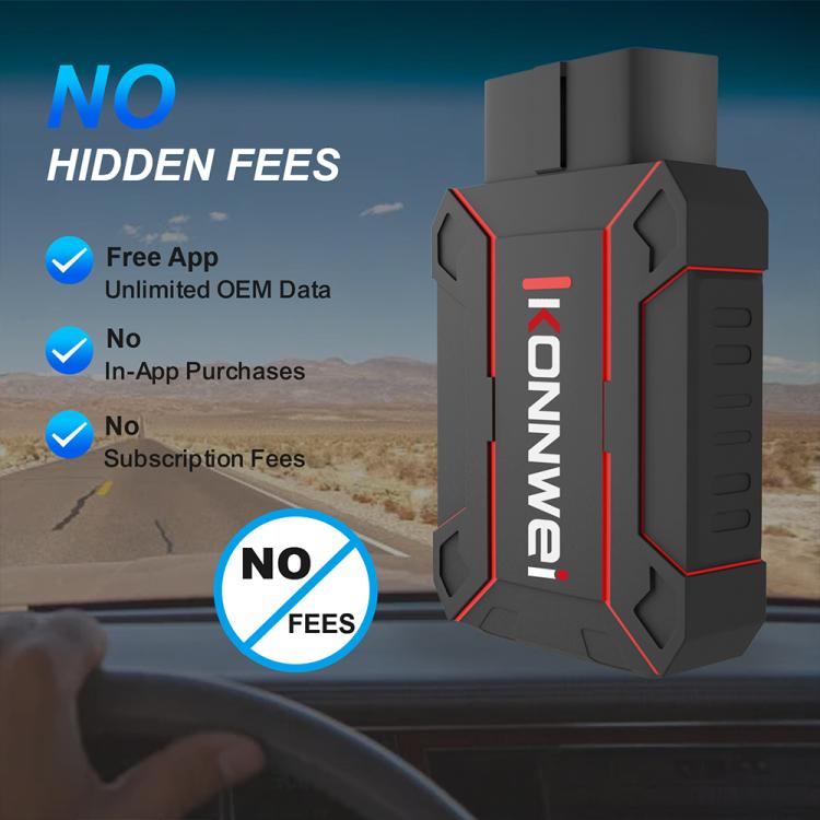 ⁧جهاز فحص نظام السيارة الكامل KONNWEI MAXOBD، أداة تشخيص أعطال OBD2، قراءة رموز الأعطال⁩