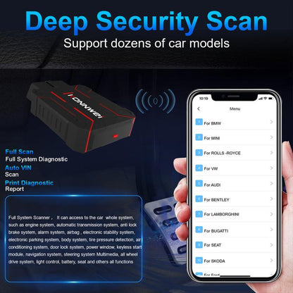 ⁧جهاز فحص نظام السيارة الكامل KONNWEI MAXOBD، أداة تشخيص أعطال OBD2، قراءة رموز الأعطال⁩