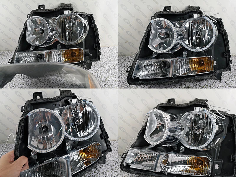 For Chevrolet Avalanche Suburban Tahoe 2007 - 2013 2014 Bluetooth App Multi-Color Ultra Bright RGB Led Angel Eyes Kit Halo Rings