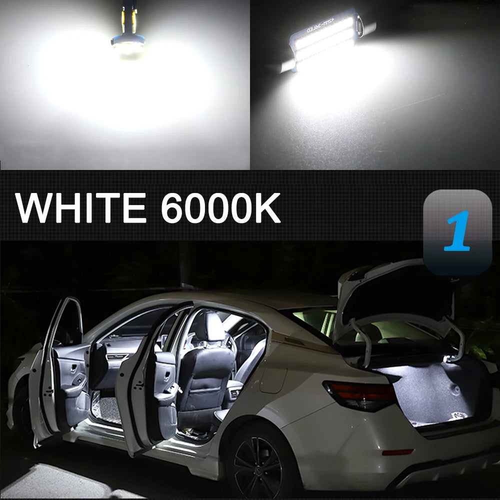 Car Accessories LED Interior Lights Canbus For Nissan Patrol Y61 Y62 2000-2005 2006 2007 2008 2009 2010-2015 2016 2017 2018 2019