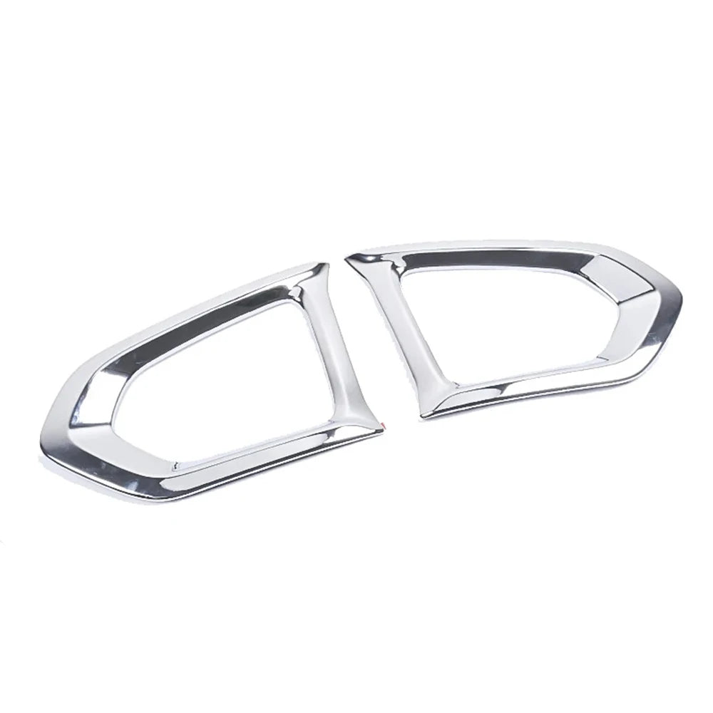 2017 2018 For Nissan Patrol Armada Y62 accessories Car Front Fog Lamp Decoration Cover Trim ABS Chrome Auto Styling Sticker 2pcs
