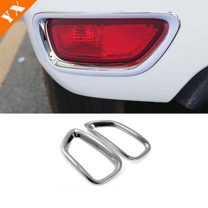 2017 2018 For Nissan Patrol Armada Y62 accessories Car Front Fog Lamp Decoration Cover Trim ABS Chrome Auto Styling Sticker 2pcs
