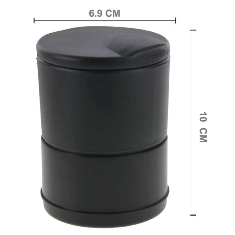 ⁧منفضة سجائر السيارة المحمولة، الحجم: 6.9x6.9x10 سم⁩, Portable Car Ashtray
