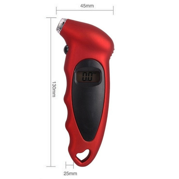 Digital Tire Gauge with LED Flash light, Pressure Range: 0-100PSI, 0-100PSI