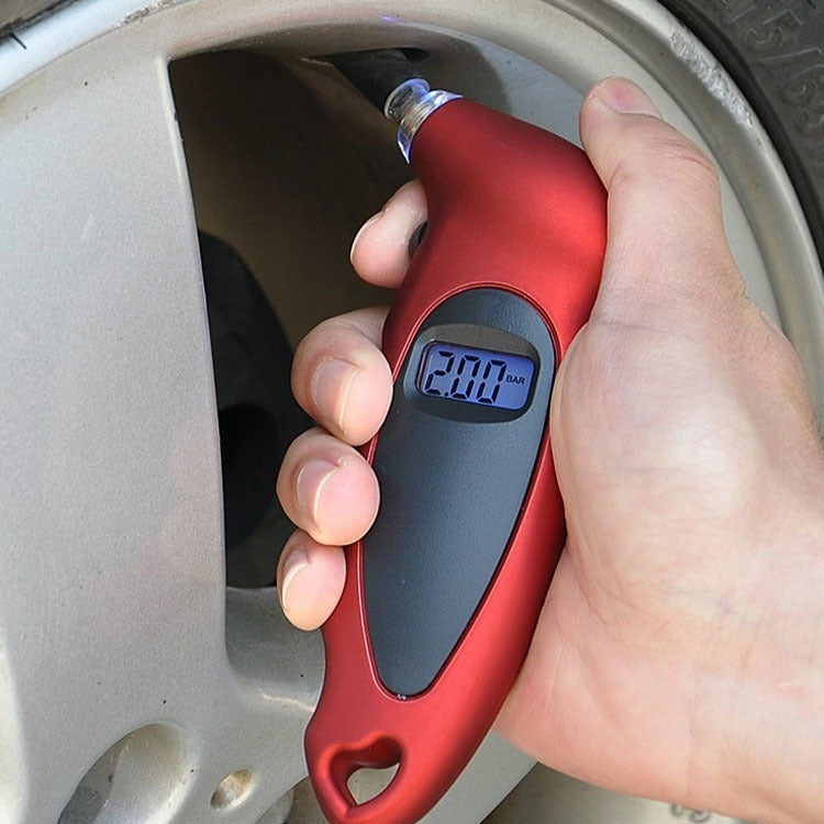 Digital Tire Gauge with LED Flash light, Pressure Range: 0-100PSI, 0-100PSI