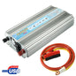 2000W DC 12V to AC 220V Car Power Inverter with USB Port & Booster Cable, 2000W DC 12V to AC 220V