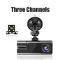 Dash Cam For Cars WIFI 3 Channels FHD 1080P Car DVR Driving Recorder Wide Angle Loop Recording Night Vision G-Sensor Tachograph