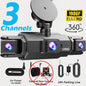 Dash Cam WiFi 4K Car Camera DVR Video Recorder Dual Front Rear HDR Night Vision Voice Control Parking Monito Dash Camera for Car
