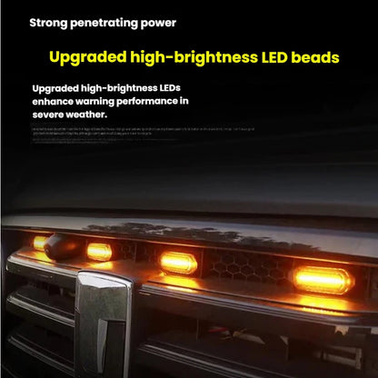 LED Front Grille Light For Chevrolet Tahoe 2025 Car Daytime Running Light Wheel Eyebrow Lamp For Pickup Offroad 12V