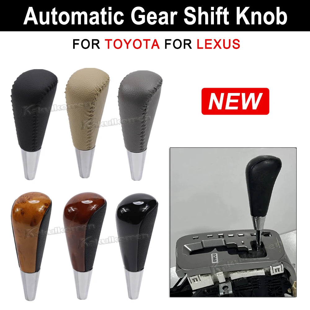 Automatic Gear Shift Knob For Toyota 4Runner Land Cruiser LC100 Camry Corolla For Lexus ES300 RX330 RX350 RX400h LX470 LX570
