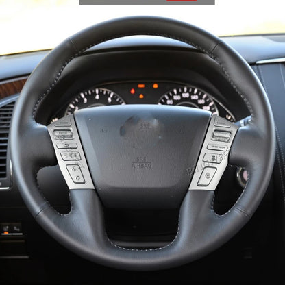 Car Steering Wheel Control Button Cruise Volume Phone Switch For Nissan PATROL Y62 2012-2018 Infiniti QX56 QX80