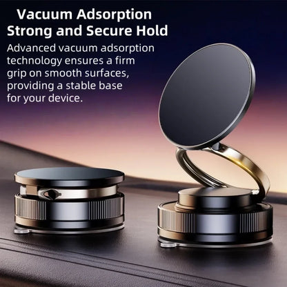 Magnetic Phone Holder for Car 360 °   Rotatable Foldable & Adjustable Magnetic Car Mount, Suction Cup Phone Holder for Car/Mirror