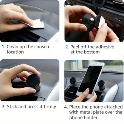 Car Phone Holder Magnetic Universal Magnet Phone Mount in Car Mobile Cell Phone Holder Stand