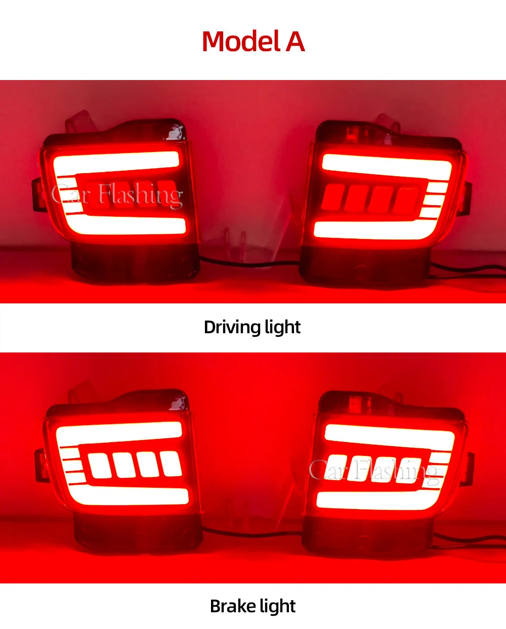 Rear Back Tail LED Bumper Brake Stop Running Light Fog Lights For Toyota Land Cruiser 200 FJ200 LC200 2016 2017 2018 2019 2020