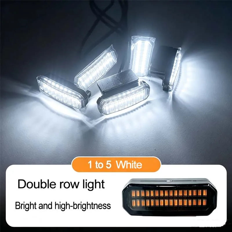 LED Front Grille Light For Chevrolet Tahoe 2025 Car Daytime Running Light Wheel Eyebrow Lamp For Pickup Offroad 12V