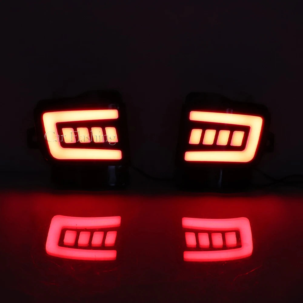 Rear Back Tail LED Bumper Brake Stop Running Light Fog Lights For Toyota Land Cruiser 200 FJ200 LC200 2016 2017 2018 2019 2020