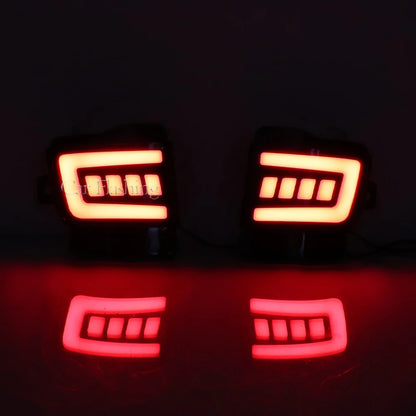 Rear Back Tail LED Bumper Brake Stop Running Light Fog Lights For Toyota Land Cruiser 200 FJ200 LC200 2016 2017 2018 2019 2020