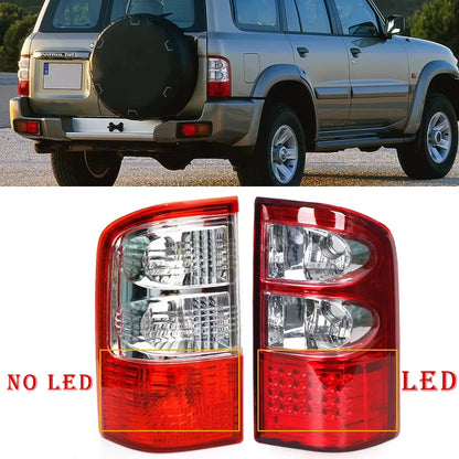 Car Rear Tail Light For Nissan Patrol GU Y61 2001 2002 2003 2004 Back Stop Brake Lamp Shell Side Red Taillights Rear Brake Light