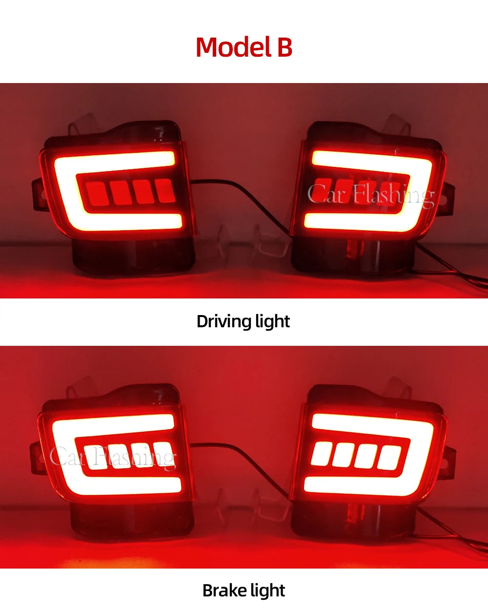 Rear Back Tail LED Bumper Brake Stop Running Light Fog Lights For Toyota Land Cruiser 200 FJ200 LC200 2016 2017 2018 2019 2020