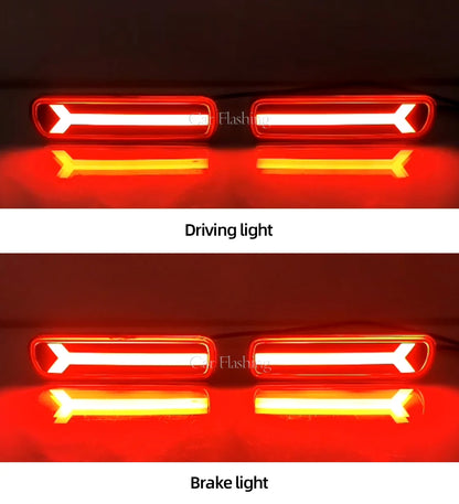 Car Rear Bumper ReflectorFor light For Lexus LX470 For Toyota Land Cruiser 1998-2007 LED Brake Tail Lights turn signal lamp