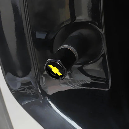 Car Wheel Tire Valve Caps Tyre Rim Stem Covers Airdust For Chevrolet Silverado Impala Malibu Cruze Camaro Cavalier Blazer Aveo