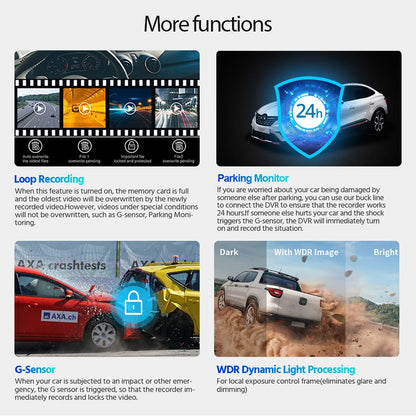 Dash Cam 4K UHD Recording Car Camera DVR Night Vision