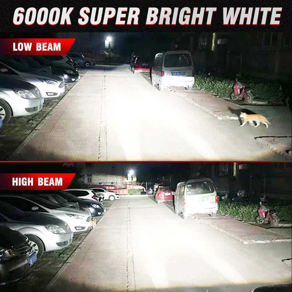 Turbo H7 LED Mini Headlight Bulb LED H4 H8 H9 H11 Headlamps Kit 9005 HB3 9006 HB4 Auto LED Lamps 4300K 5000K 6000K with Fan