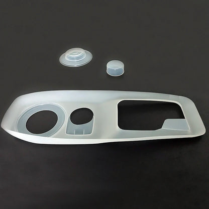 2021 2022 New Soft Rubber Interior Dustproof Gear Box Cover for Nissan Patrol Y62 Car Accessories 3pcs