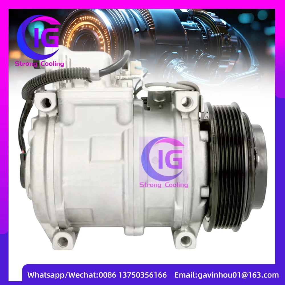 AC Compressor With Clutch For MERCEDES W124 R129 300E 260E 300CE E320 SL320 10PA17C 0002300511 A0002300511 A0031316601