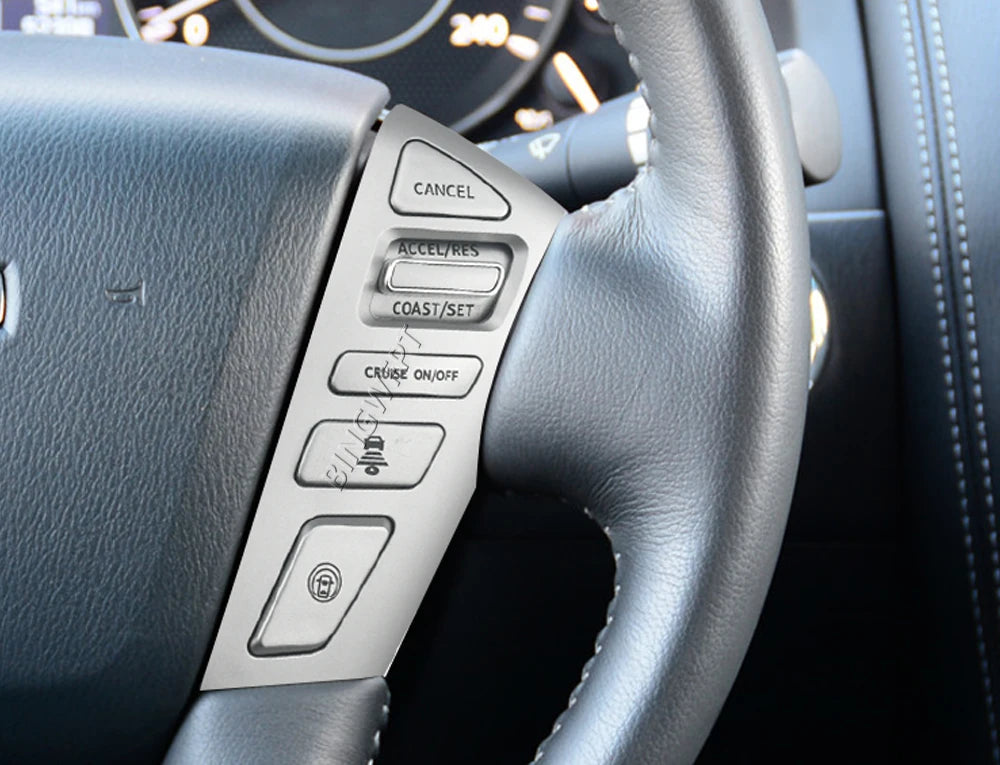 Car Steering Wheel Control Button Cruise Volume Phone Switch For Nissan PATROL Y62 2012-2018 Infiniti QX56 QX80