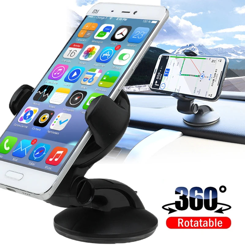 Car Mobile Phone Holder Universal for Phone In Car Holder Windshield Cell Stand Support Smartphone Voiture Suporte Porta Celular