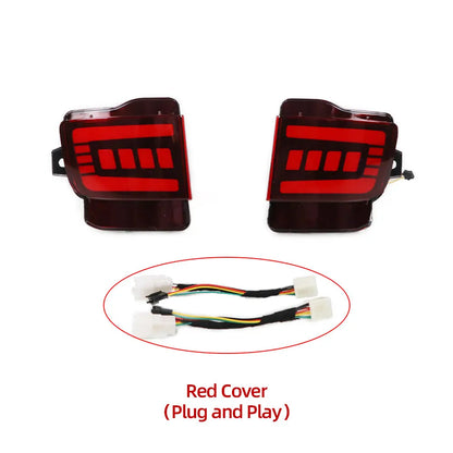 Rear Back Tail LED Bumper Brake Stop Running Light Fog Lights For Toyota Land Cruiser 200 FJ200 LC200 2016 2017 2018 2019 2020