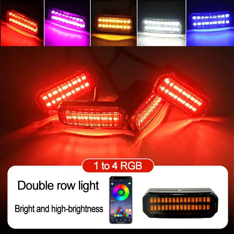 LED Front Grille Light For Chevrolet Tahoe 2025 Car Daytime Running Light Wheel Eyebrow Lamp For Pickup Offroad 12V