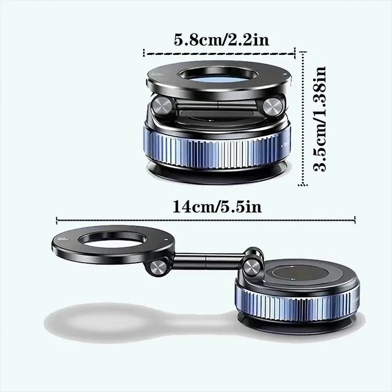 Magnetic Car Phone Holder 360 Degree Rotation Vacuum Adsorption Strong Suction Holder for Mobile PhoneCar Bracket Universal New