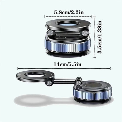 Magnetic Car Phone Holder 360 Degree Rotation Vacuum Adsorption Strong Suction Holder for Mobile PhoneCar Bracket Universal New