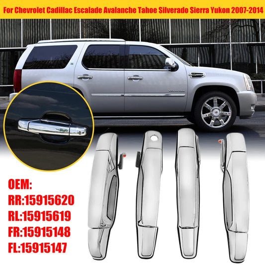 Door Handle For Chevrolet Cadillac Escalade Avalanche Tahoe Silverado Sierra Yukon 2007-2014 15915147 15915148 15915619 15915620