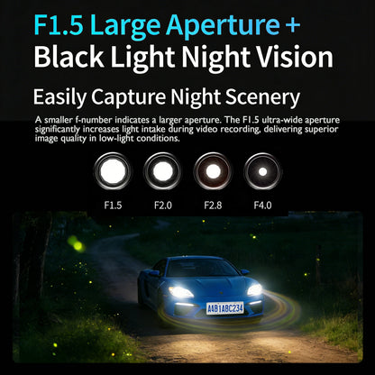 Dash Cam WiFi 4K Car Camera DVR Video Recorder Dual Front Rear HDR Night Vision Voice Control Parking Monito Dash Camera for Car