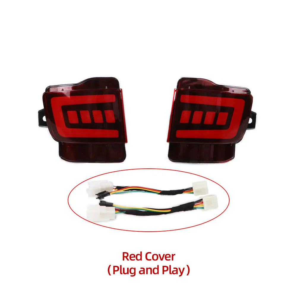 Rear Back Tail LED Bumper Brake Stop Running Light Fog Lights For Toyota Land Cruiser 200 FJ200 LC200 2016 2017 2018 2019 2020