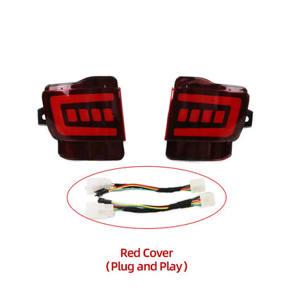 Rear Back Tail LED Bumper Brake Stop Running Light Fog Lights For Toyota Land Cruiser 200 FJ200 LC200 2016 2017 2018 2019 2020