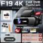 Dash Cam for cars 4K UHD Recording Front Rear Car Camera HDR Night Vision Recorder Built in Wi-Fi 24H Parking Mode APP Monitor