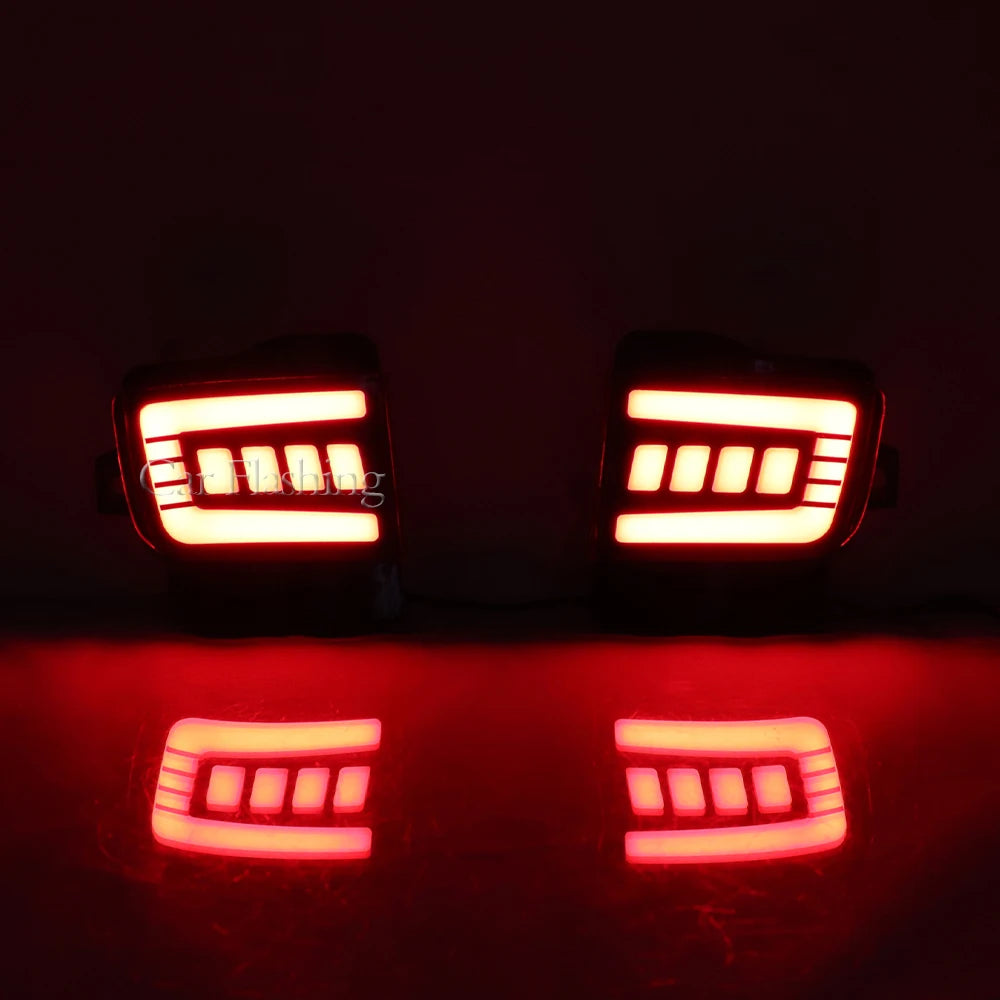 Rear Back Tail LED Bumper Brake Stop Running Light Fog Lights For Toyota Land Cruiser 200 FJ200 LC200 2016 2017 2018 2019 2020
