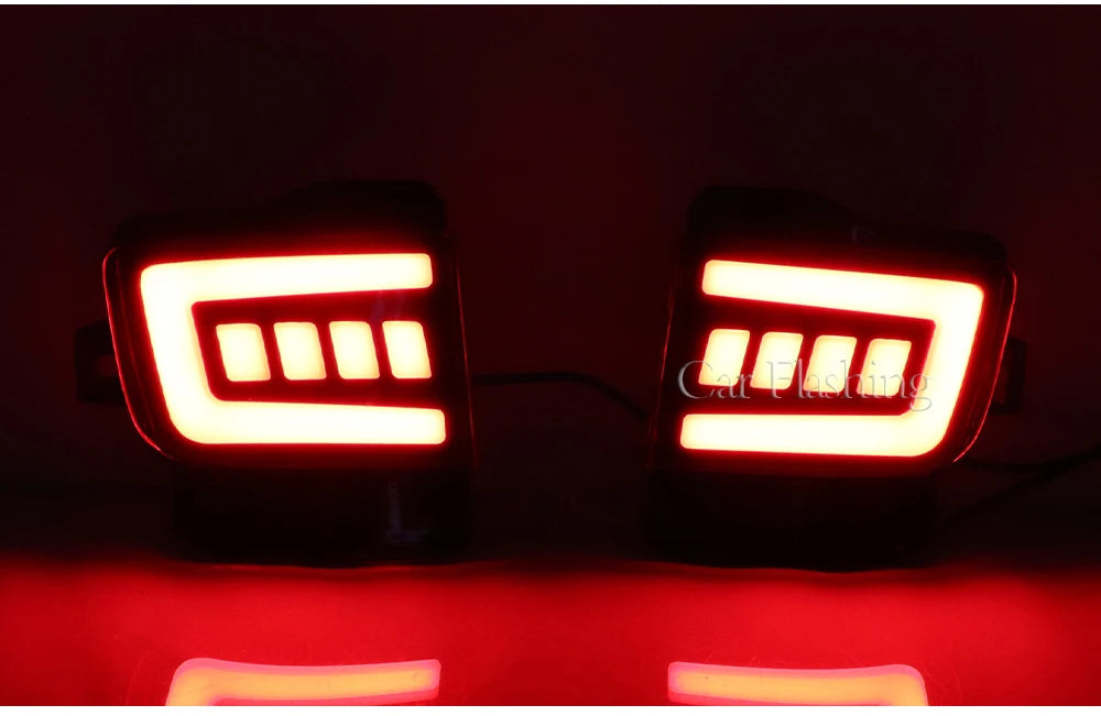 Rear Back Tail LED Bumper Brake Stop Running Light Fog Lights For Toyota Land Cruiser 200 FJ200 LC200 2016 2017 2018 2019 2020