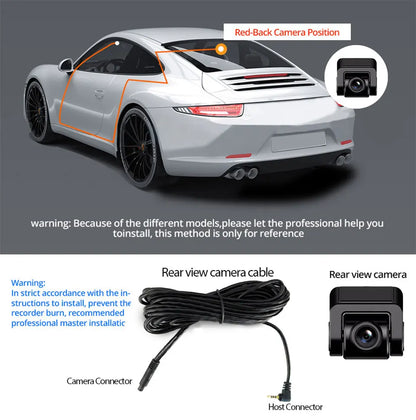 Dash Cam 4K UHD Recording Car Camera DVR Night Vision