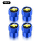 Car Wheel Tire Valve Caps Tyre Rim Stem Covers Airdust For Chevrolet Silverado Impala Malibu Cruze Camaro Cavalier Blazer Aveo